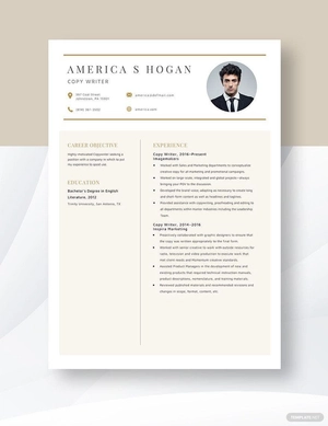 Copywriter Resume
