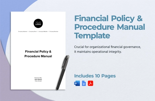 Financial Policy & Procedure Manual Template