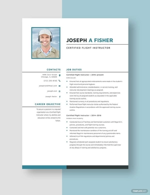 Certified Flight Instructor Resume