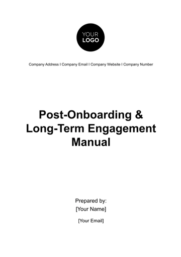 Free Post-Onboarding & Long-Term Engagement Manual HR Template to Edit Online