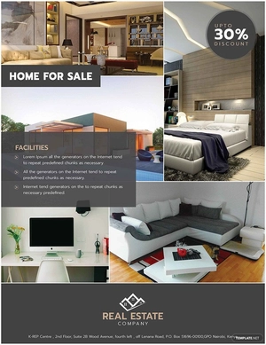 Sample Real Estate Flyer Template