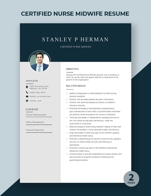 Certified Nurse Midwife Resume