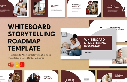 Whiteboard Storytelling Roadmap Template