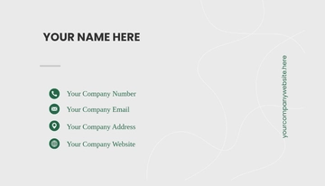 Free Environmental Health & Safety Officer Business Card Template to Edit Online