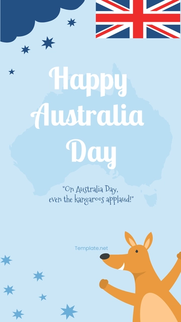 Free Australia Day Funny Quote Template to Edit Online