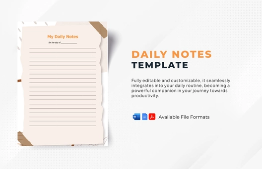 Daily Notes Template