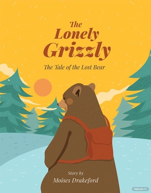 Story Book Cover Template