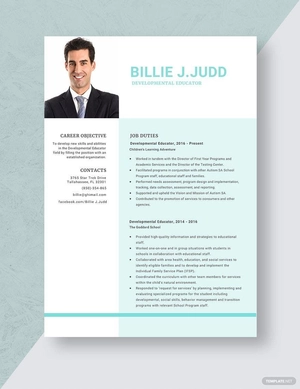 Developmental Educator Resume