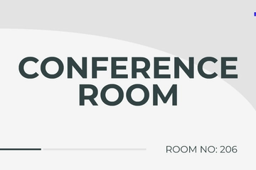 Free Conference Room Name Sign Template to Edit Online