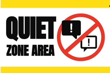 Free Quiet Zone Area Sign Template to Edit Online