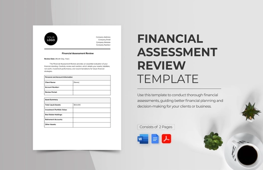 Financial Assessment Review Template