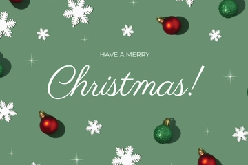 Free Christmas Postcard Design Template to Edit Online