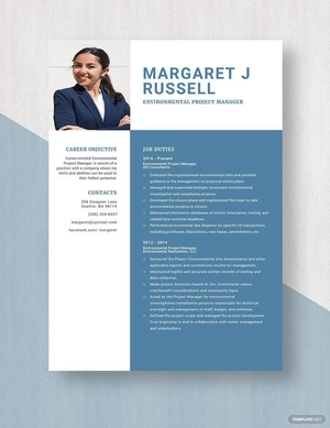 Environmental Project Manager Resume