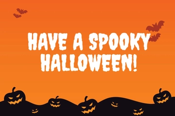 Free Halloween Postcard Template to Edit Online