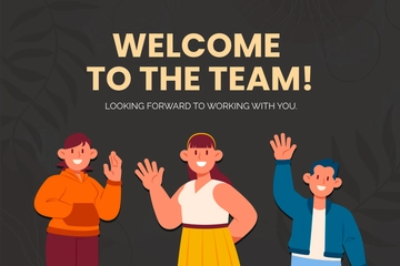 Free Welcome Postcard Template to Edit Online