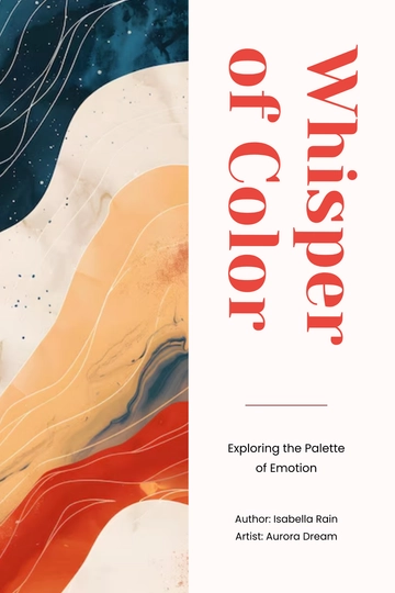Free Creative Art Book Cover Template to Edit Online