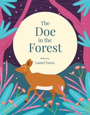 Simple Children's Story Book Cover Template