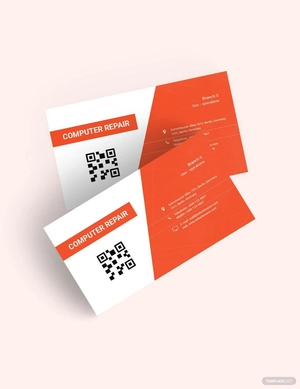 Computer Repair Business Card Template