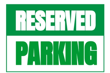 Free Reserved Parking Sign Template to Edit Online