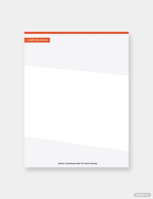 Computer Repair Letterhead Template