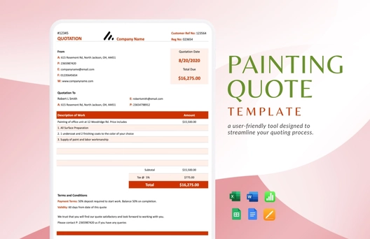 Painting Quote Template