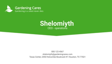 Free Gardening Business Card Template to Edit Online Free Gardening Business Card Template to Edit Online