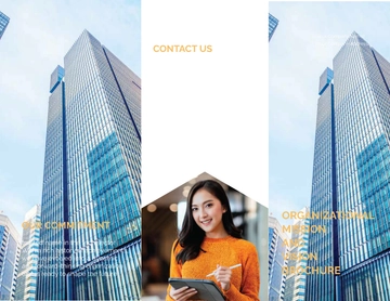 Free Organizational Mission And Vision Brochure HR Template to Edit Online