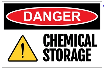Free Chemical Storage Safety Signage Template to Edit Online