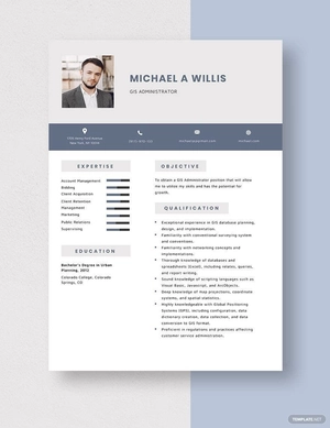 GIS Administrator Resume