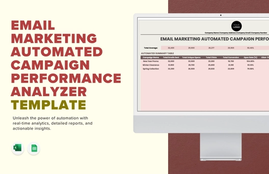 Email Marketing Automated Campaign Performance Analyzer Template Email Marketing Automated Campaign Performance Analyzer Template