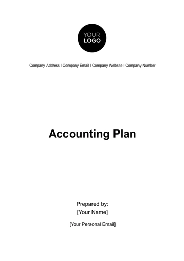 Free Accounting Plan Template to Edit Online