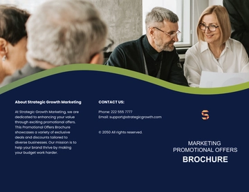 Free Marketing Promotional Offers Brochure Template to Edit Online