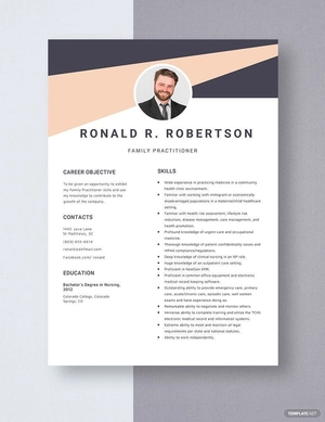 Family Practitioner Resume
