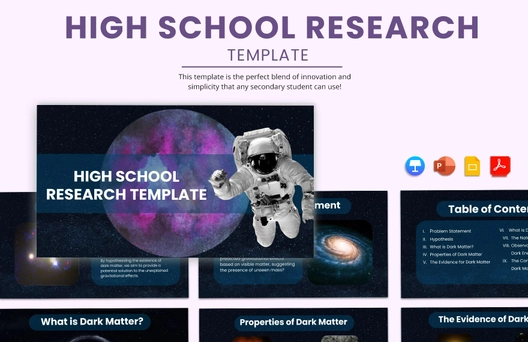 High School Research Template