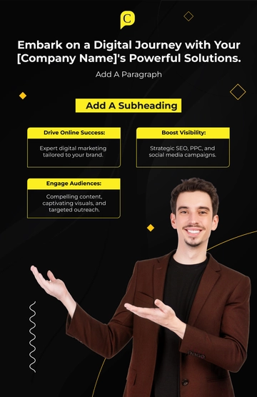Free Digital Marketing Services Poster Template to Edit Online