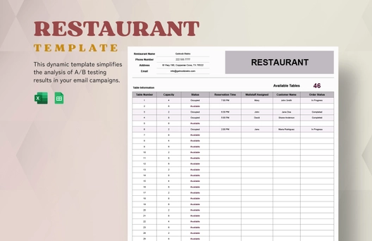 Restaurant Template