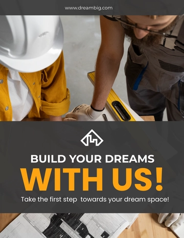 Free Construction Flyer Template to Edit Online
