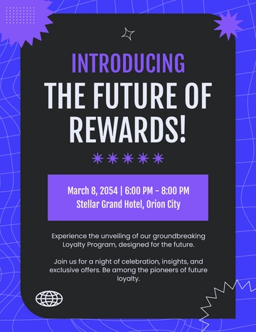 Free Loyalty Program Launch Flyer Template to Edit Online