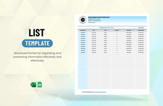 List Template