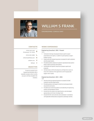 Engineering Consultant Resume