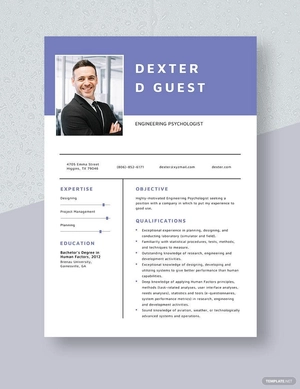 Engineering Psychologist Resume