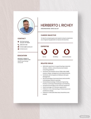 Engineering Specialist Resume