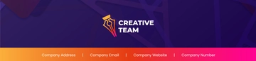 Free Creative Team Header Template to Edit Online