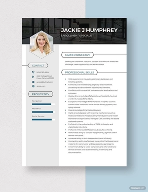 Enrollment Specialist Resume