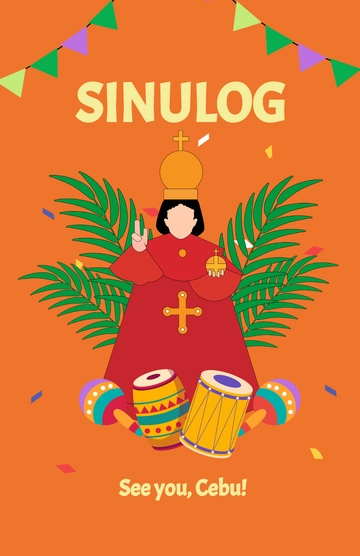 Free Sinulog Cebu Event Template to Edit Online