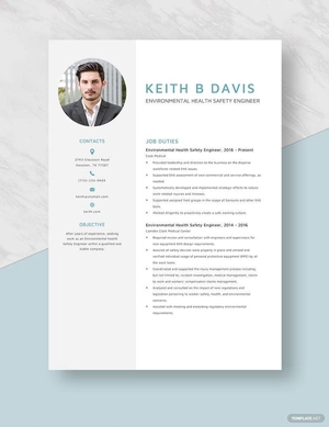 Environmental Health Safety Engineer Resume