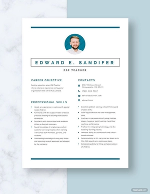 ESE Teacher Resume