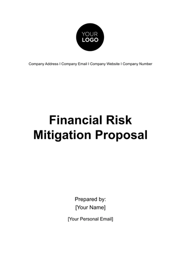 Free Financial Risk Mitigation Proposal Template to Edit Online