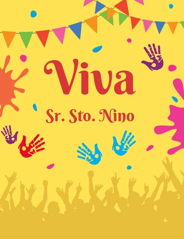 Free Santo Ni??o Flyer Template to Edit Online