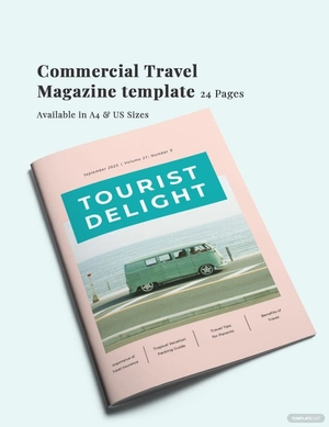 Commercial Travel Magazine Template
